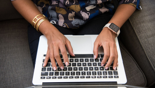 computer working business