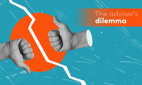 The Adviser's Dilemma: Caught in the middle
