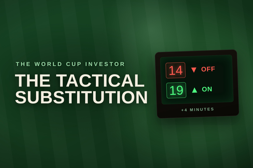 The World Cup Investor, Part 6: The tactical substitution